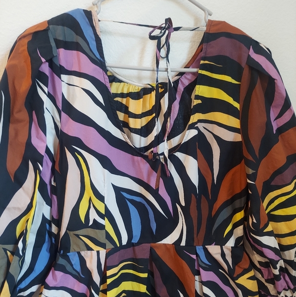 Who What Wear size L colorful dress - Picture 3 of 12